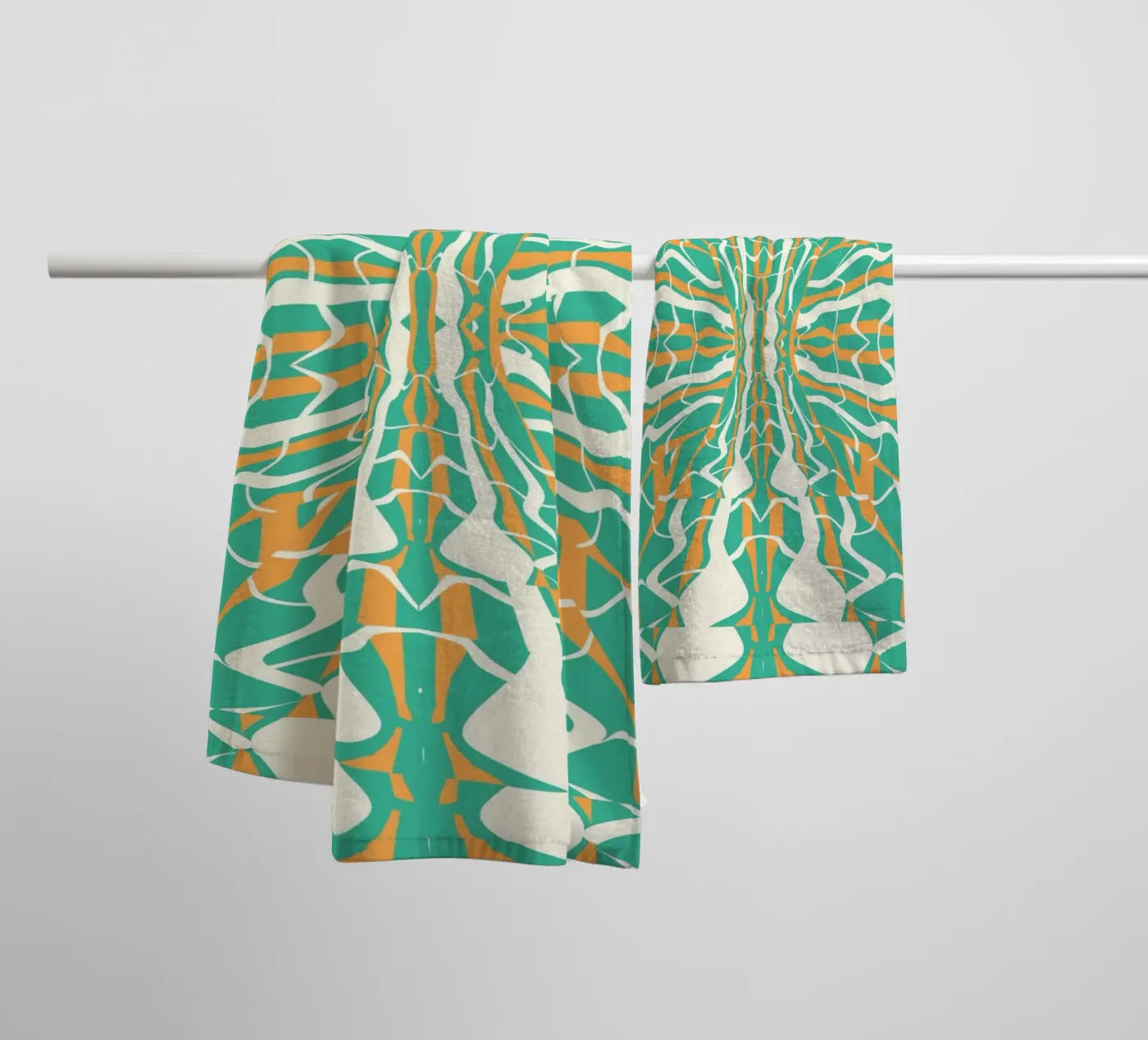 Bizarre Pattern 08 towel by Little Dean