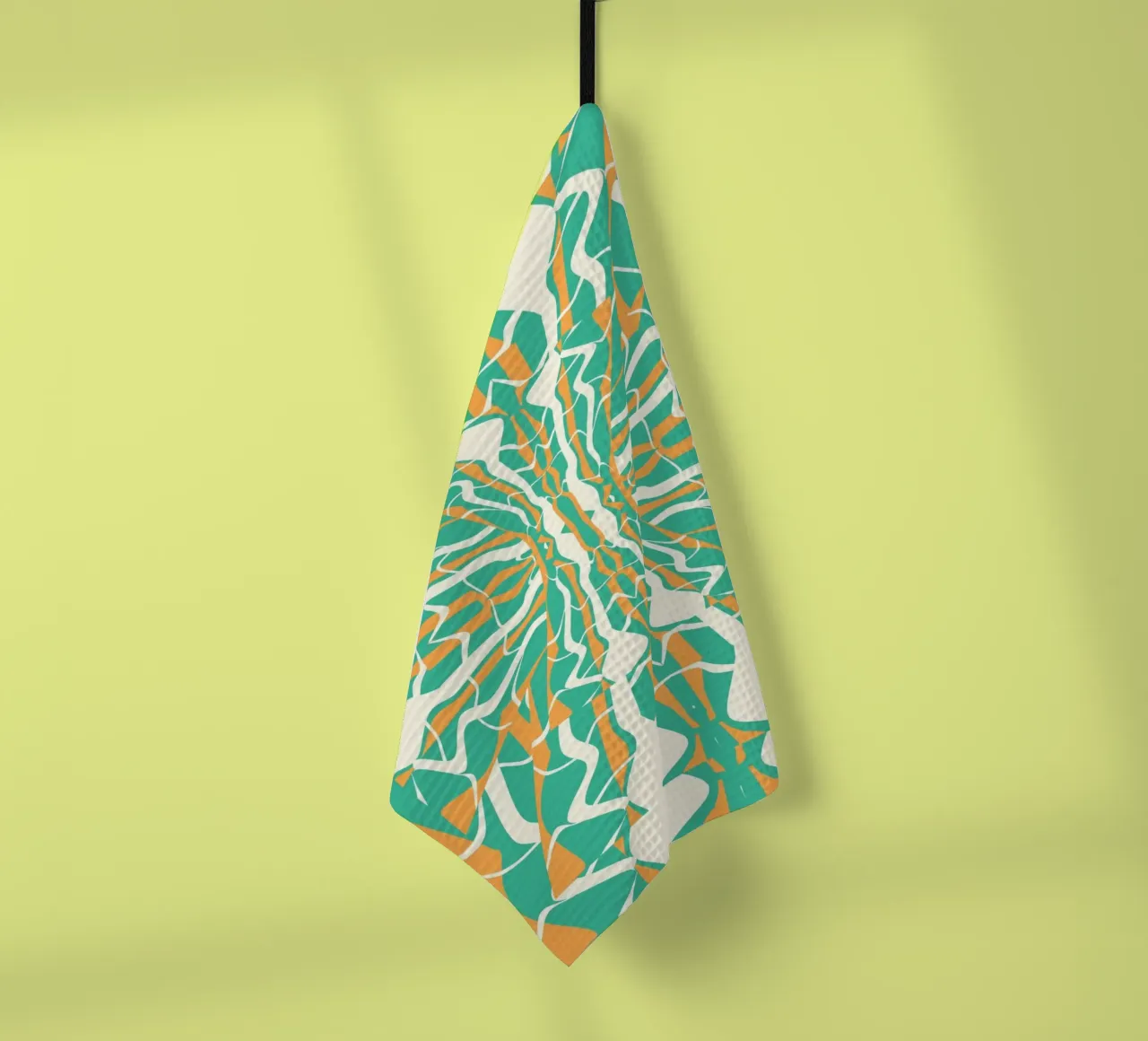 Bizarre Muster 08 Geschirrtuch von Little Dean