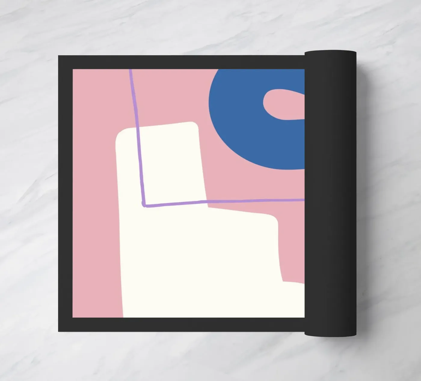 Shape composition deurmat van Little Dean