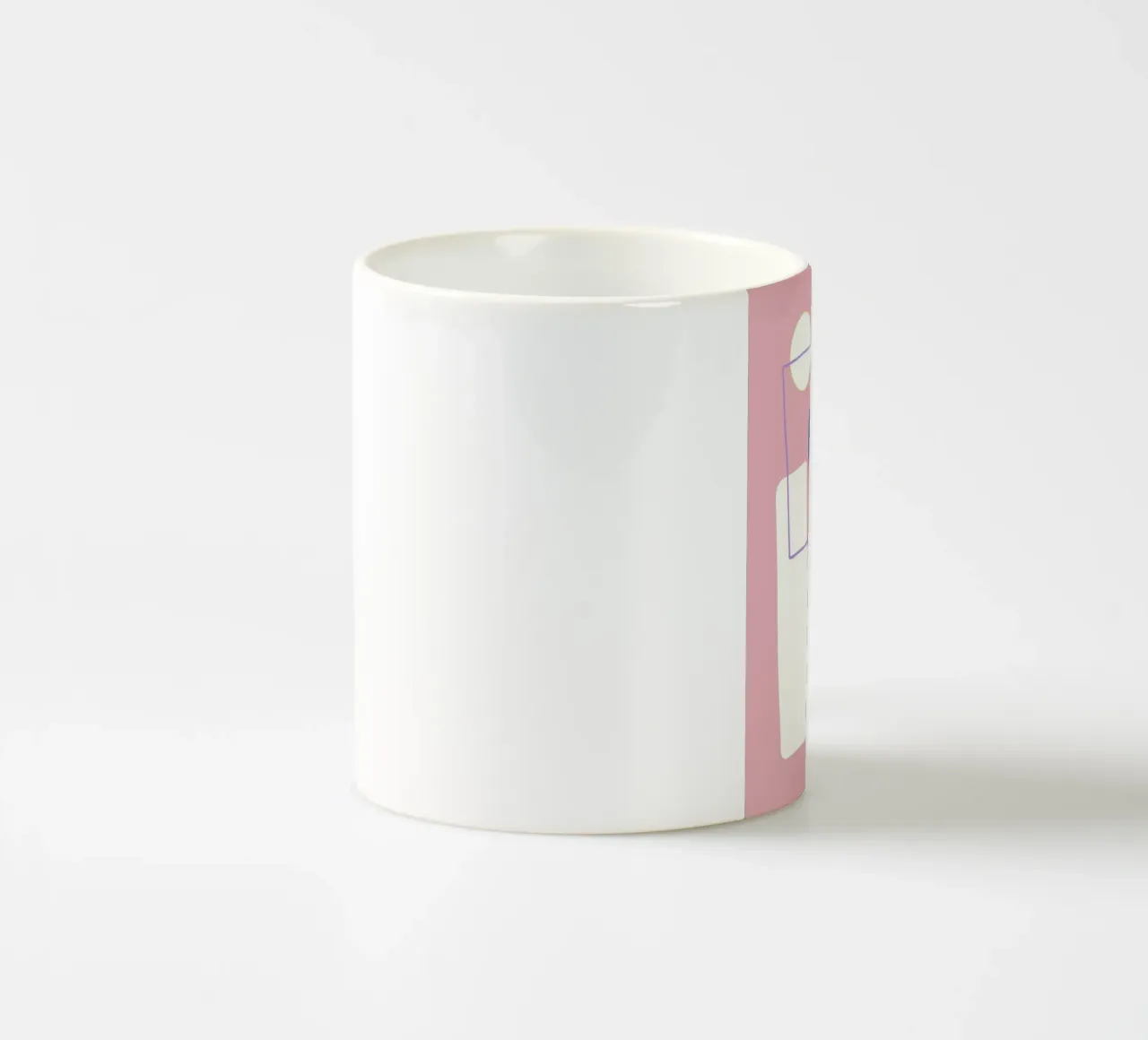 Shape composition ceramic mug by Little Dean