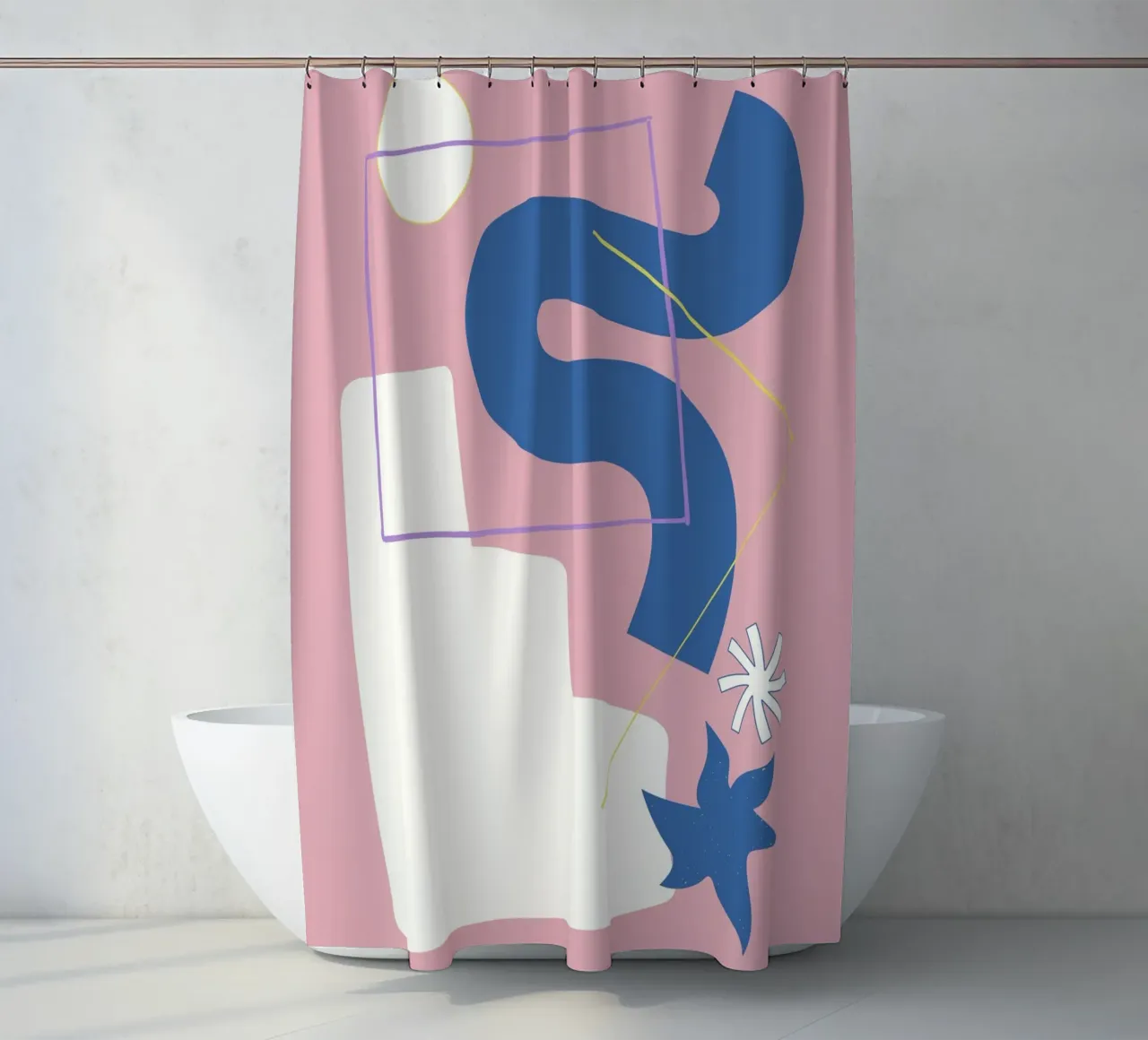 Shape composition Duschvorhang von Little Dean