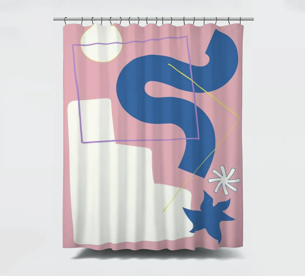 Shape composition Duschvorhang von Little Dean