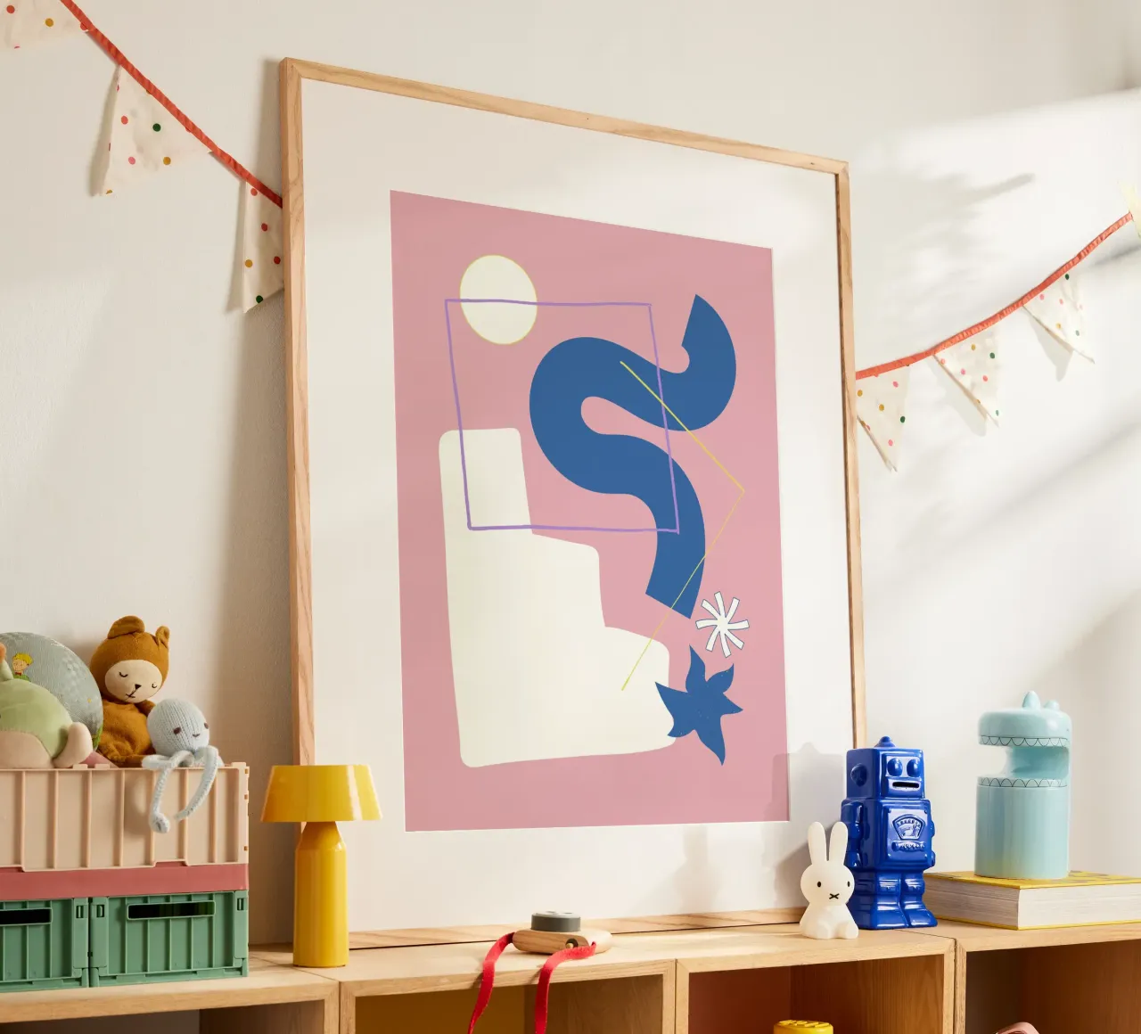 Shape composition poster by Little Dean