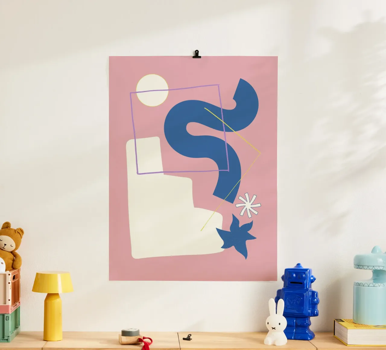 Shape composition poster by Little Dean