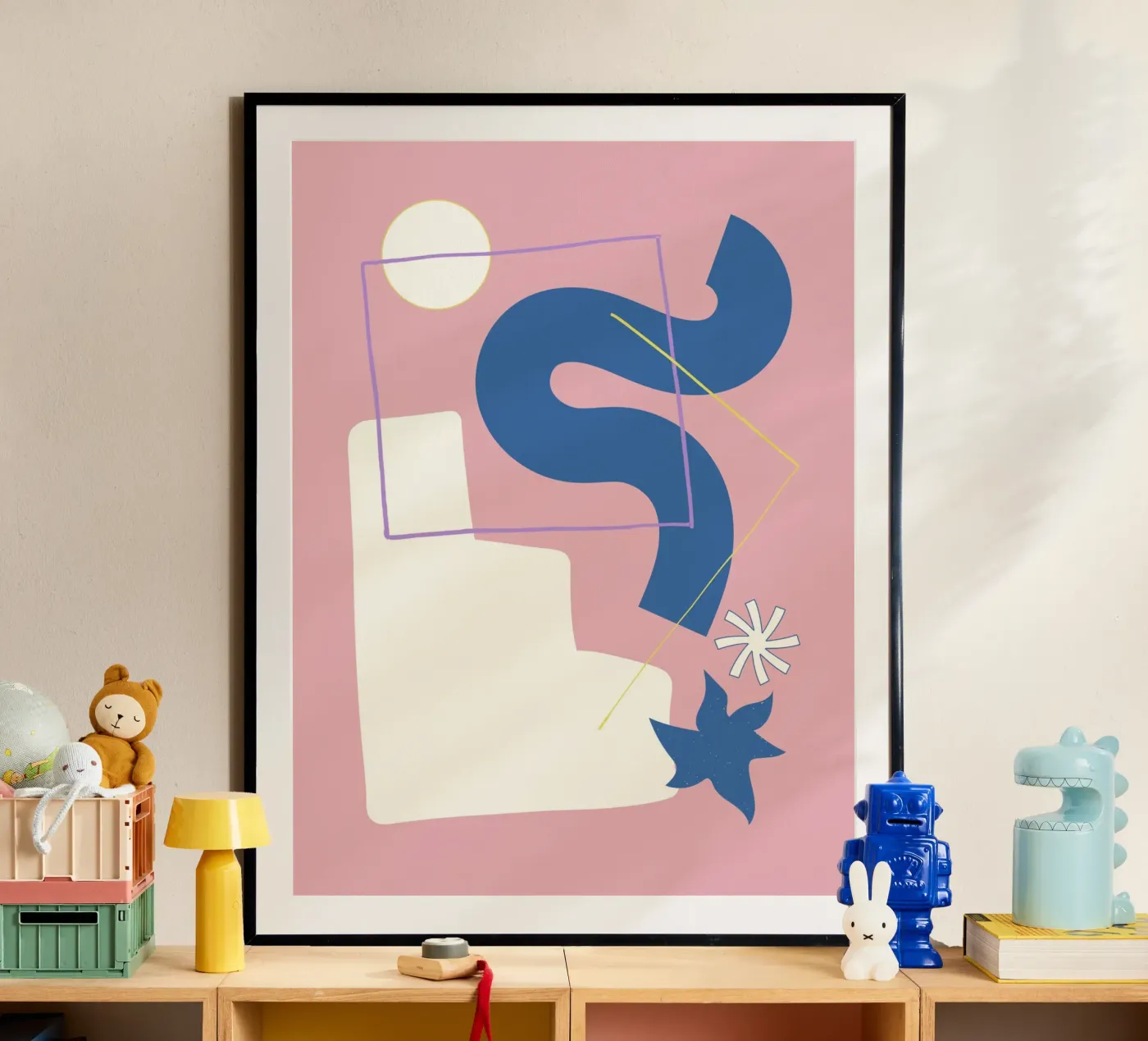Shape composition poster by Little Dean
