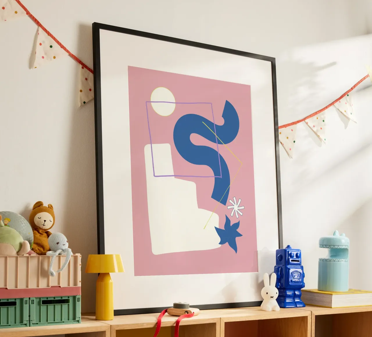 Shape composition poster by Little Dean