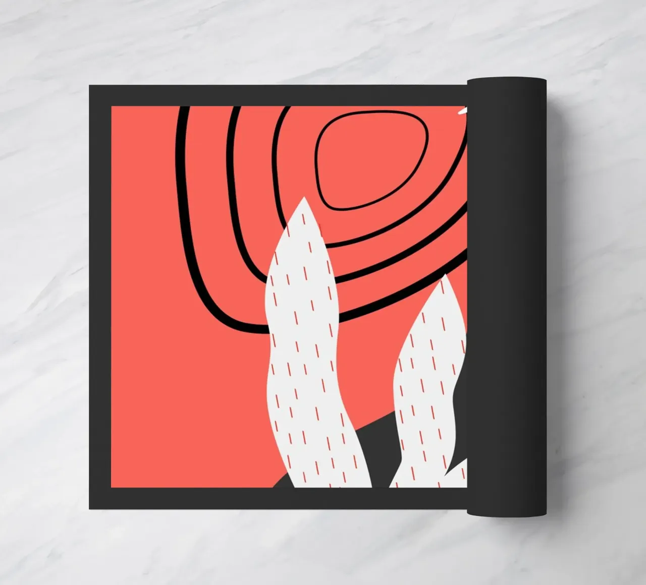 Landscape composition doormat by Little Dean