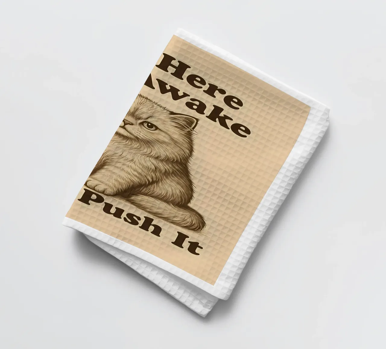 I'm Here I'm Awake - Don't Push It torchon de Arjun