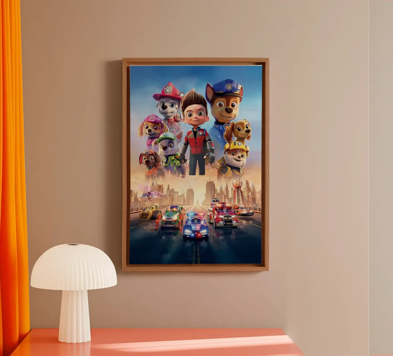 Paw Patrol tela con Cornice a cassetta da Cobron Studio