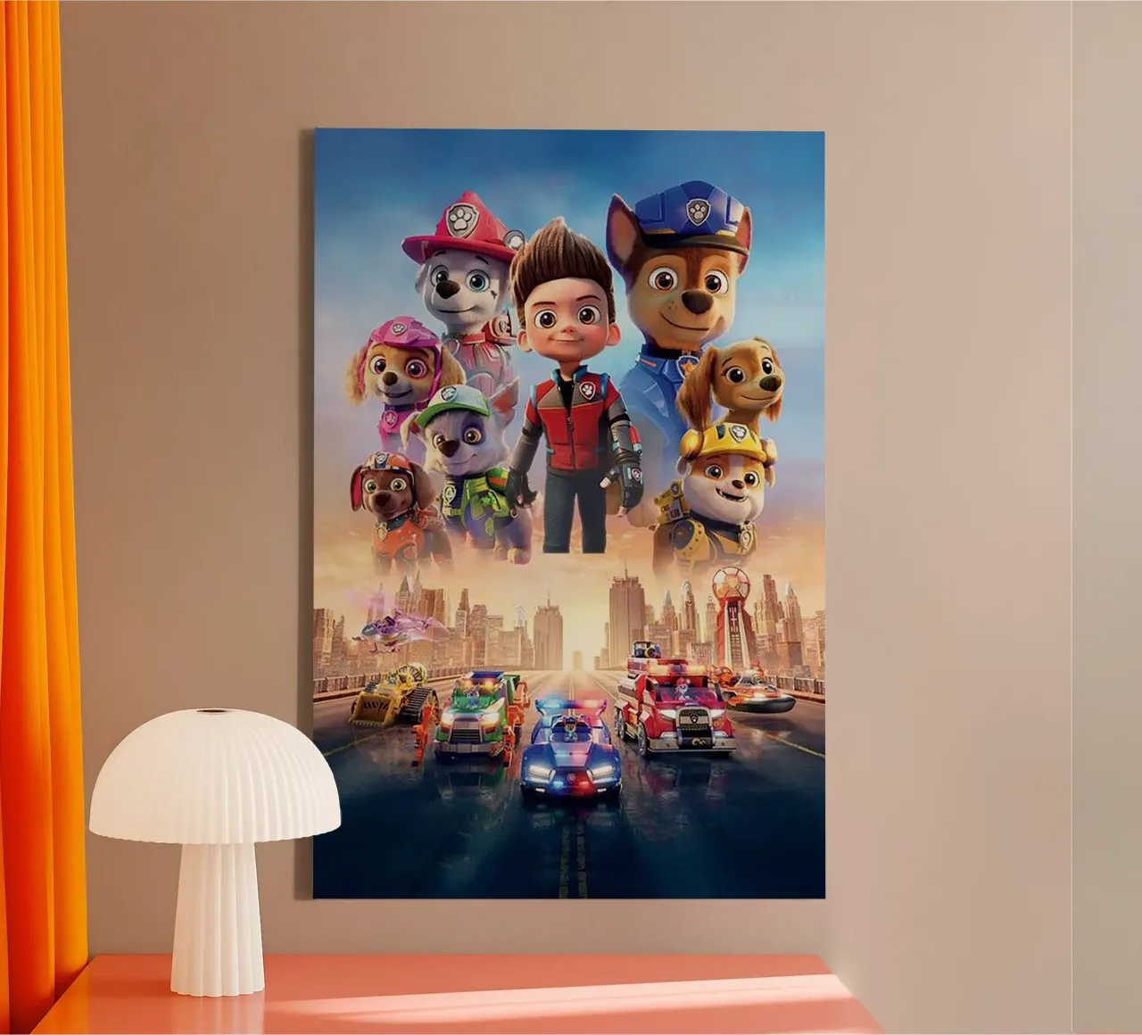 Paw Patrol tela con Cornice a cassetta da Cobron Studio