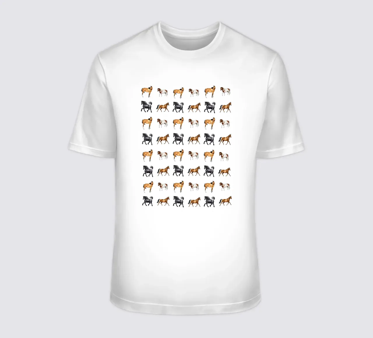 Cavalli Modello n. 01 t-shirt da Moonlit Illustrations