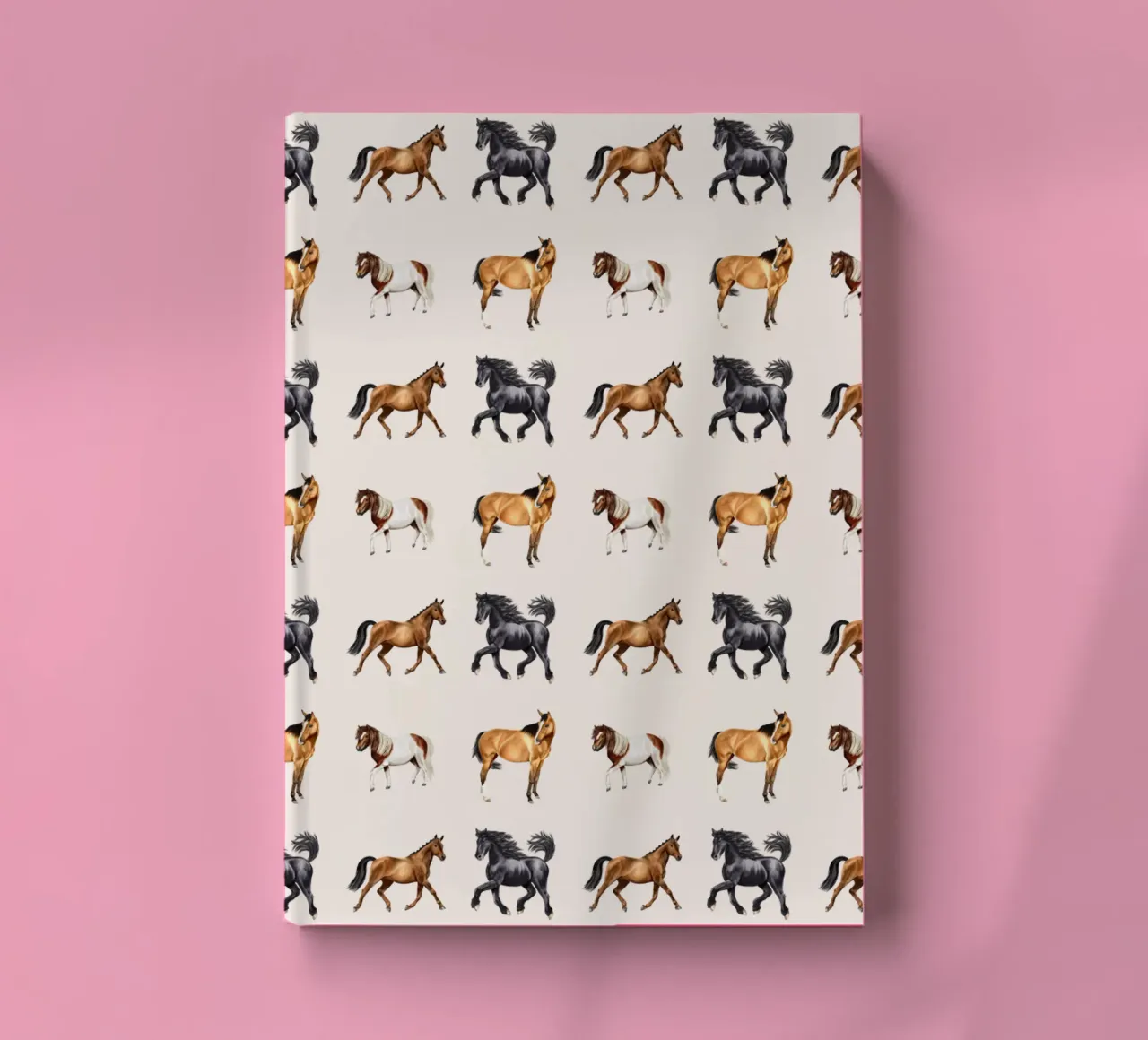 Horses Pattern No.01 notebook by Moonlit Illustrations