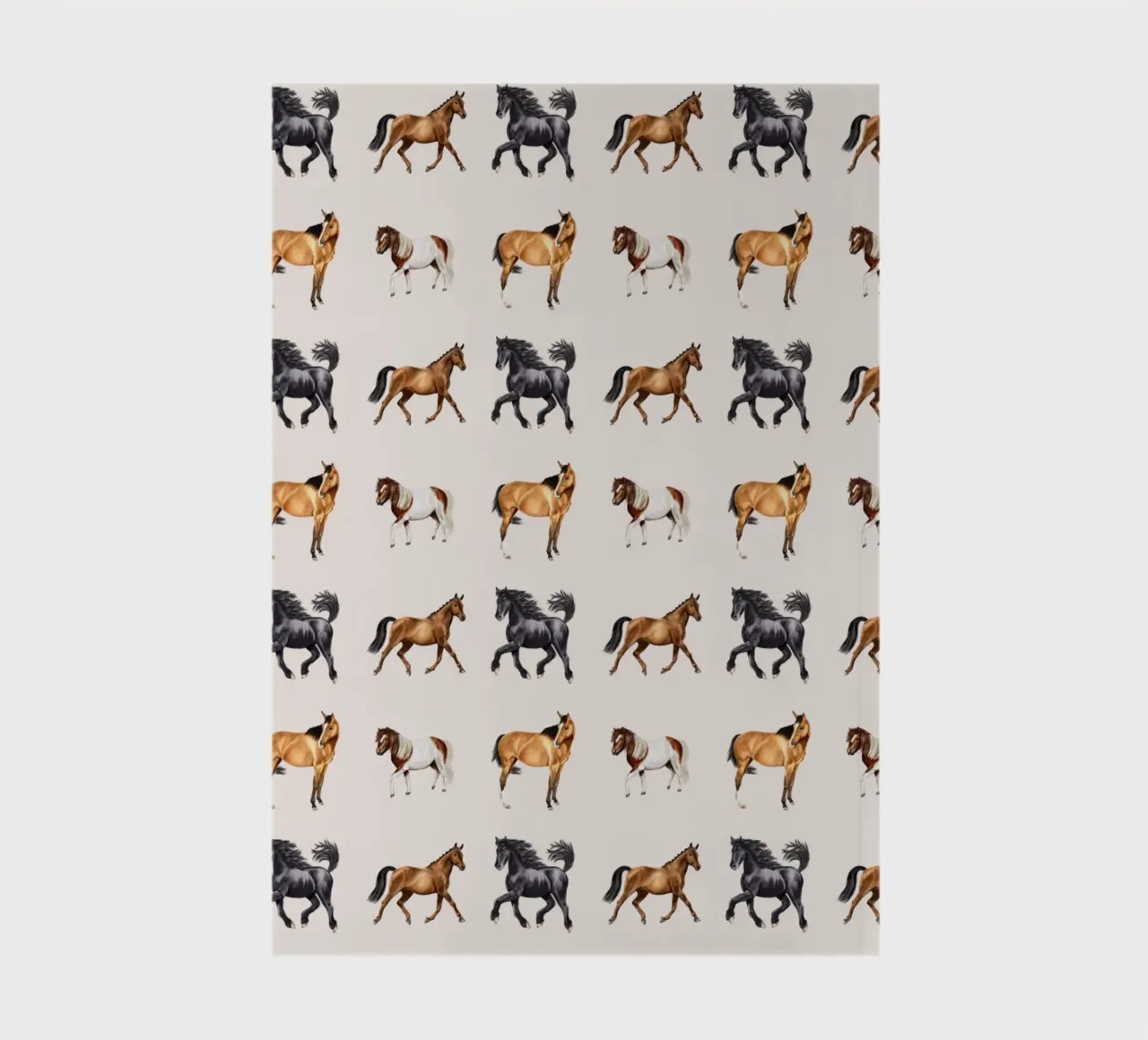 Horses Pattern No.01 notebook by Moonlit Illustrations