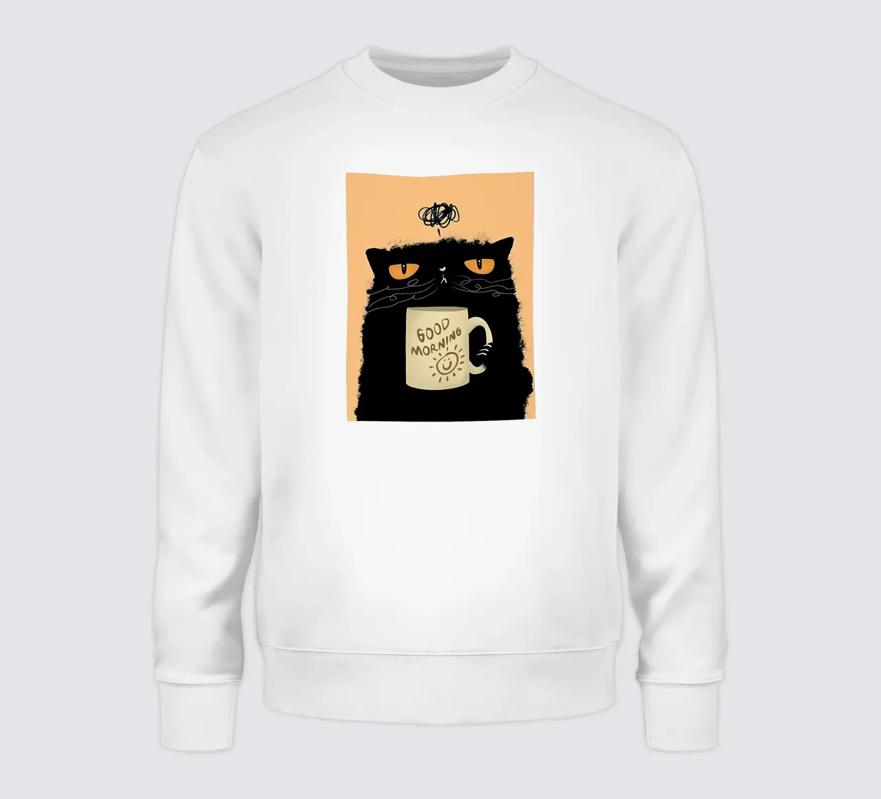 Caffè Grumpy Cat felpa da Arjun