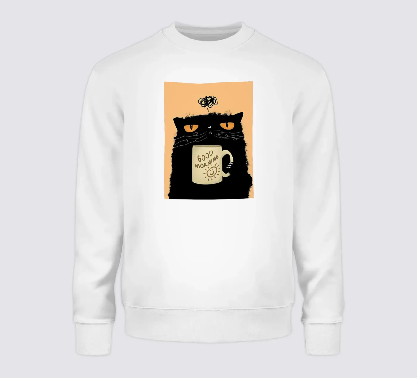 Grumpy Cat Coffee sweatshirt by Arjun