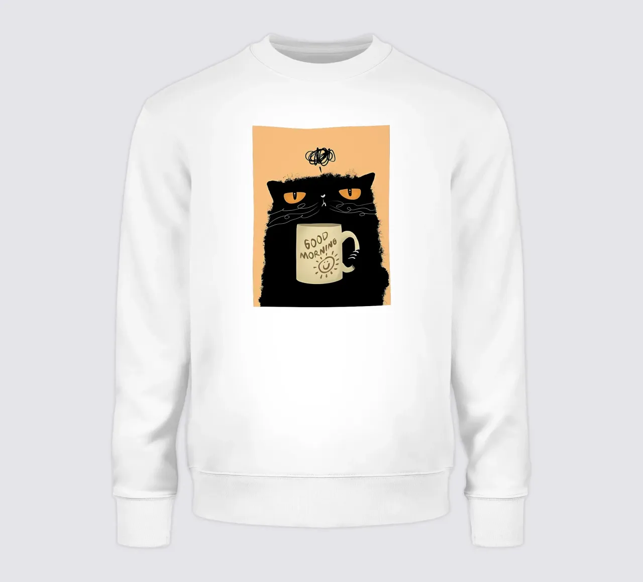 Caffè Grumpy Cat felpa da Arjun