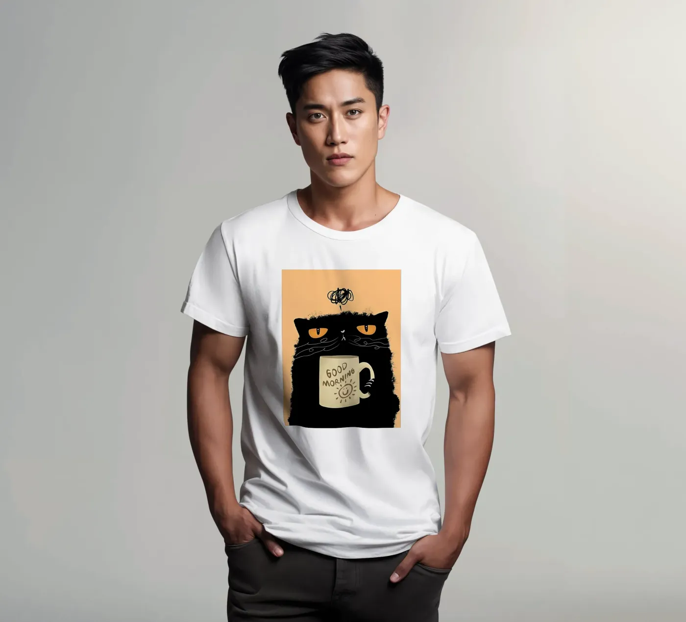 Caffè Grumpy Cat t-shirt da Arjun