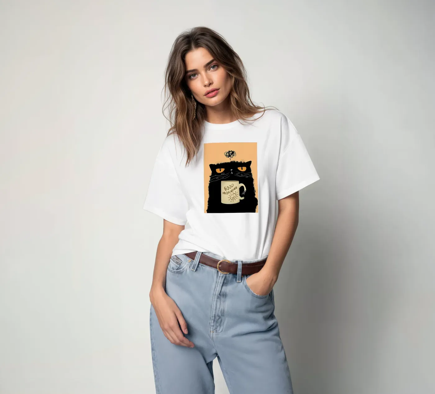 Caffè Grumpy Cat t-shirt da Arjun