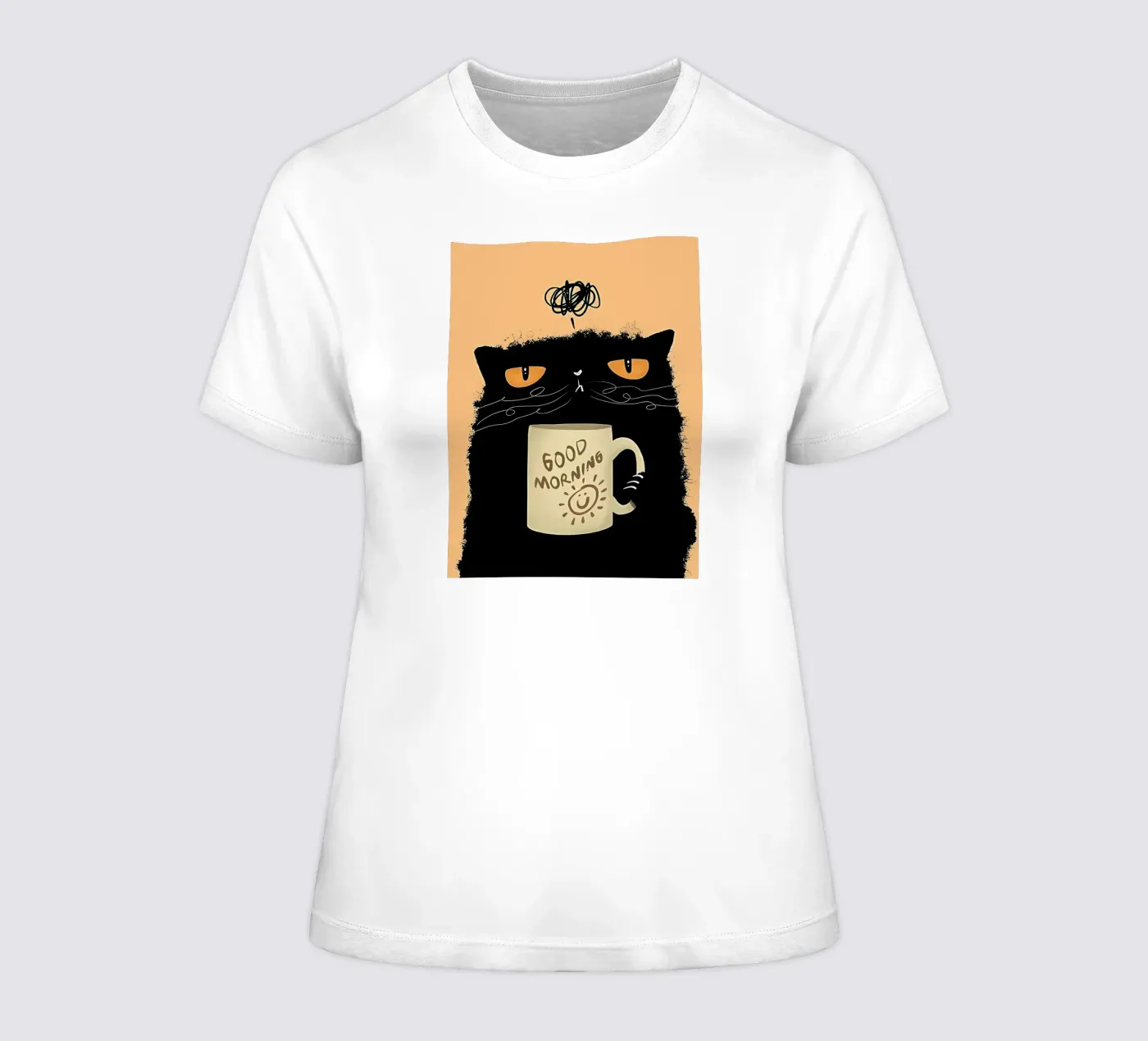 Caffè Grumpy Cat t-shirt da donna da Arjun