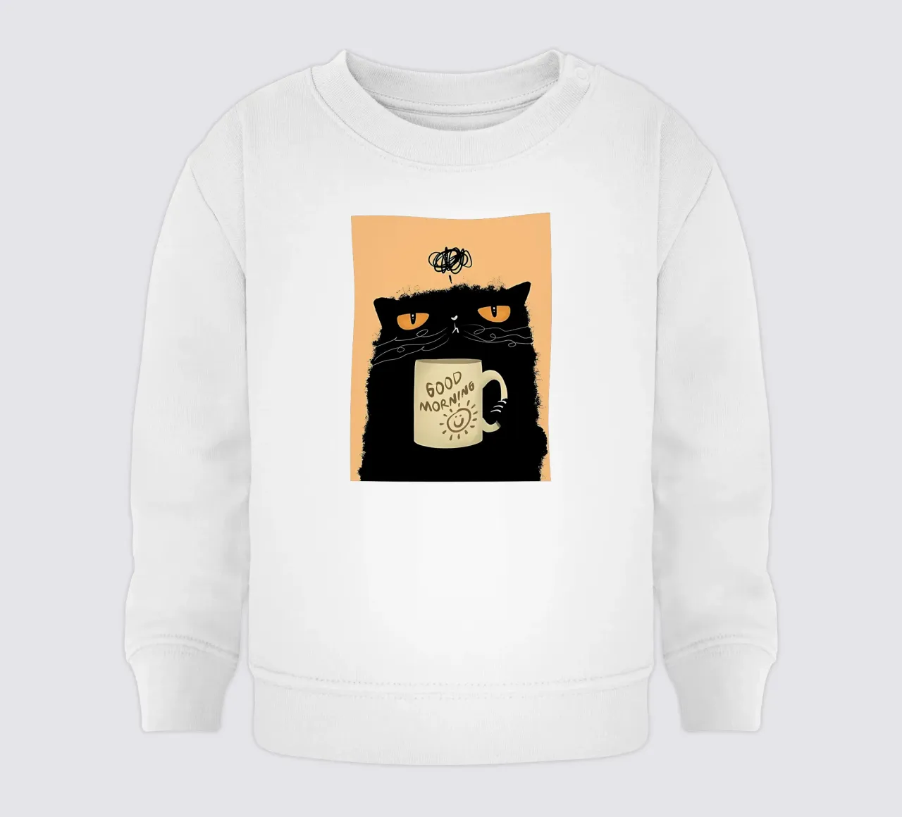 Caffè Grumpy Cat felpa neonato da Arjun
