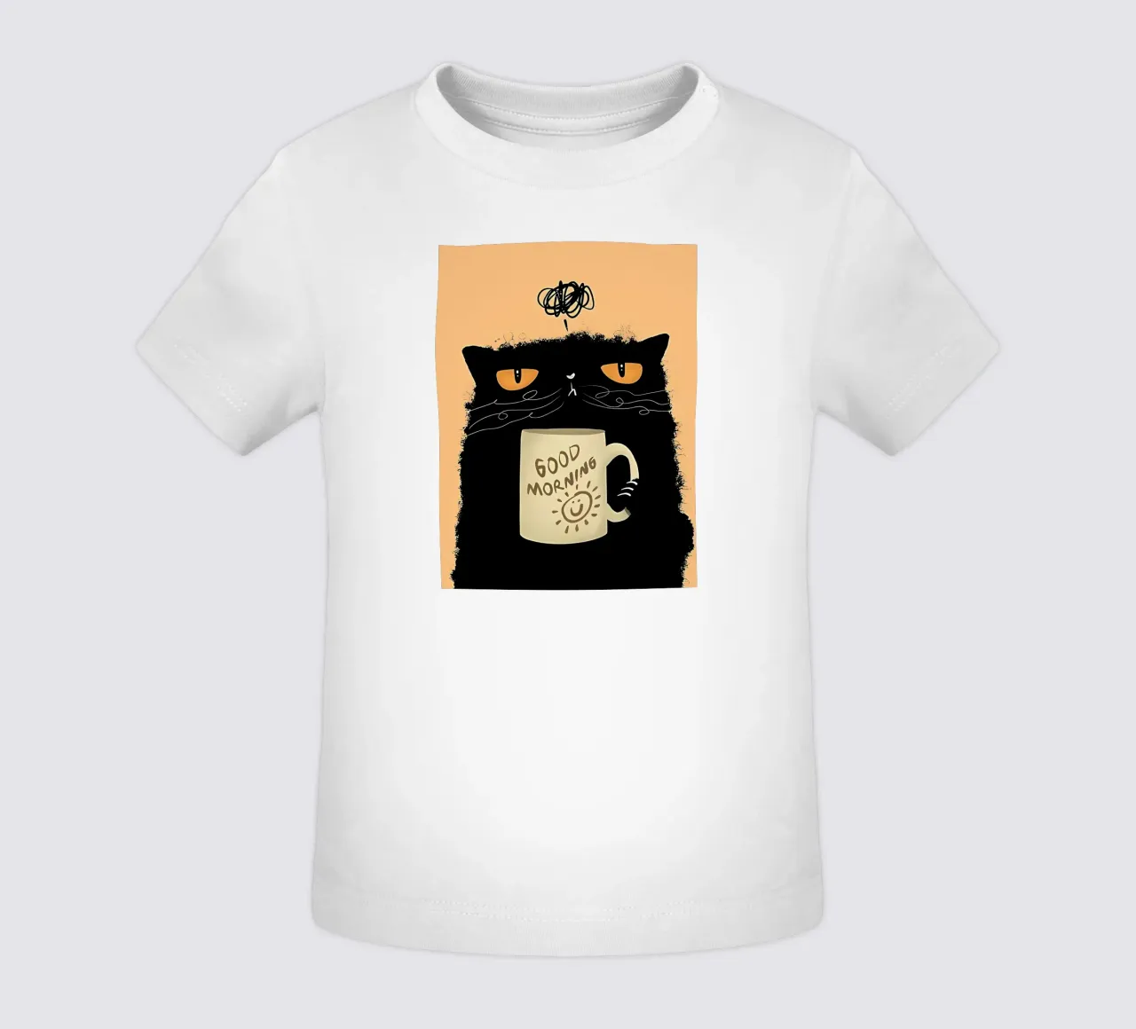 Caffè Grumpy Cat maglietta neonato da Arjun