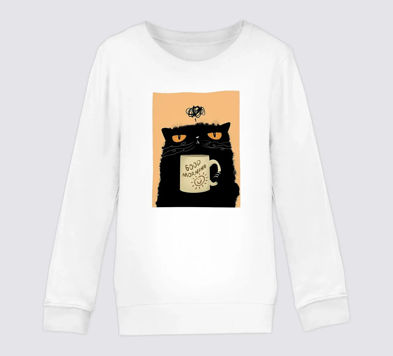 Caffè Grumpy Cat felpa bambino da Arjun