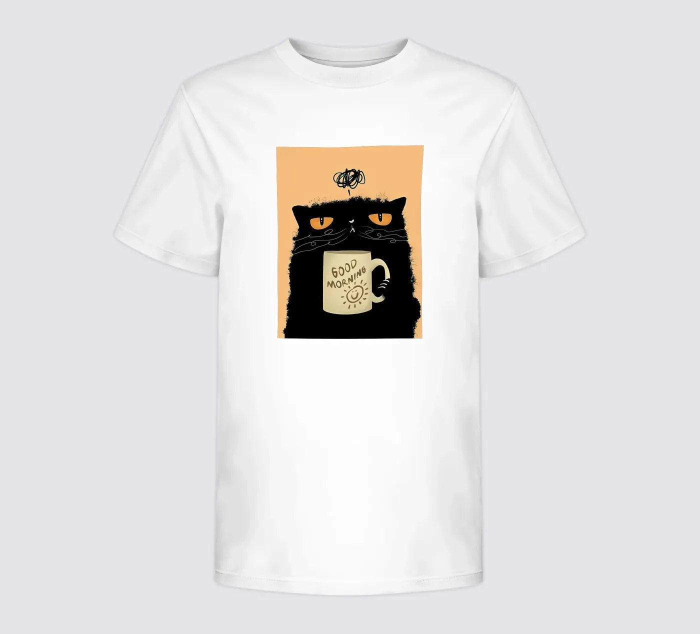 Grumpy Cat Coffee kids t-shirt by Arjun