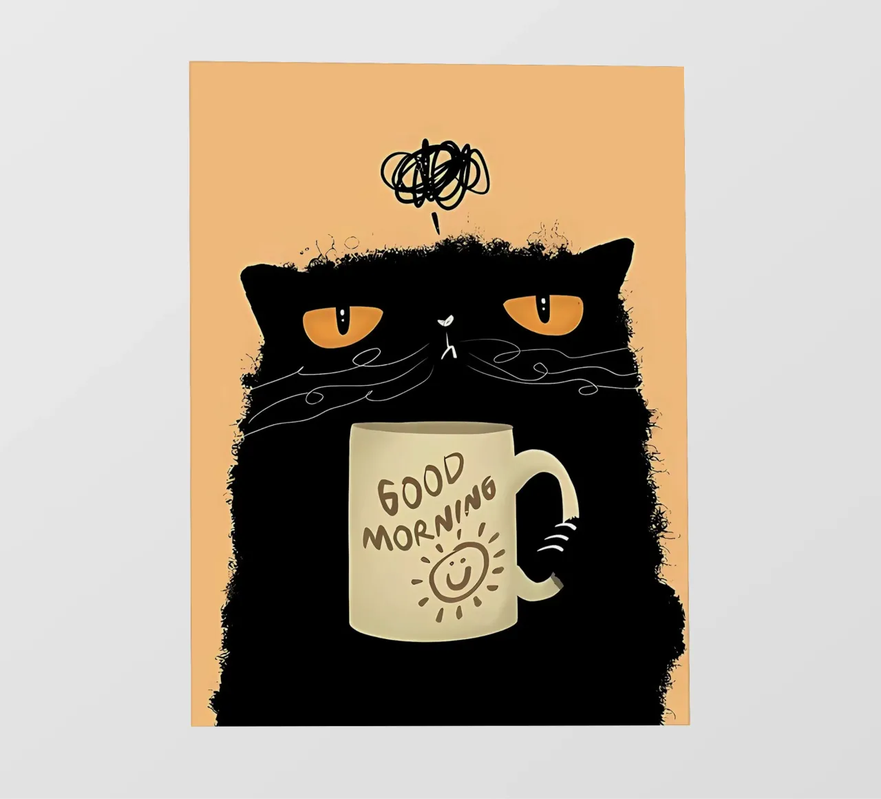 Caffè Grumpy Cat telo in pvc da Arjun