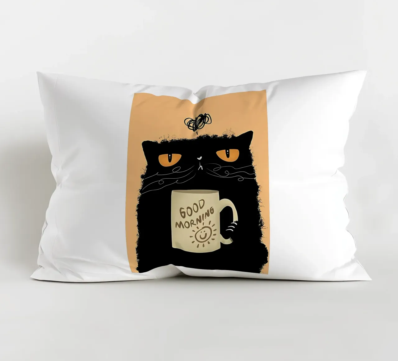 Caffè Grumpy Cat cuscino da Arjun