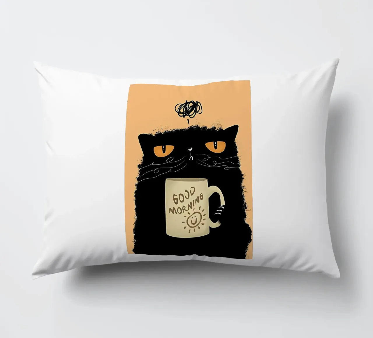 Caffè Grumpy Cat cuscino da Arjun