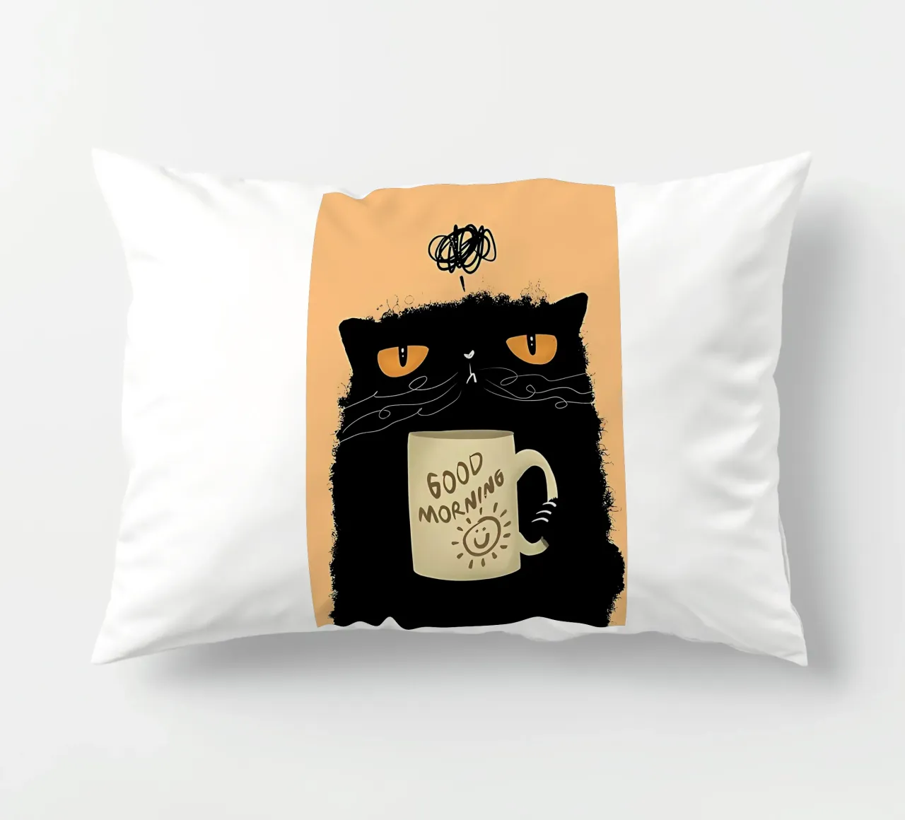 Caffè Grumpy Cat cuscino da Arjun