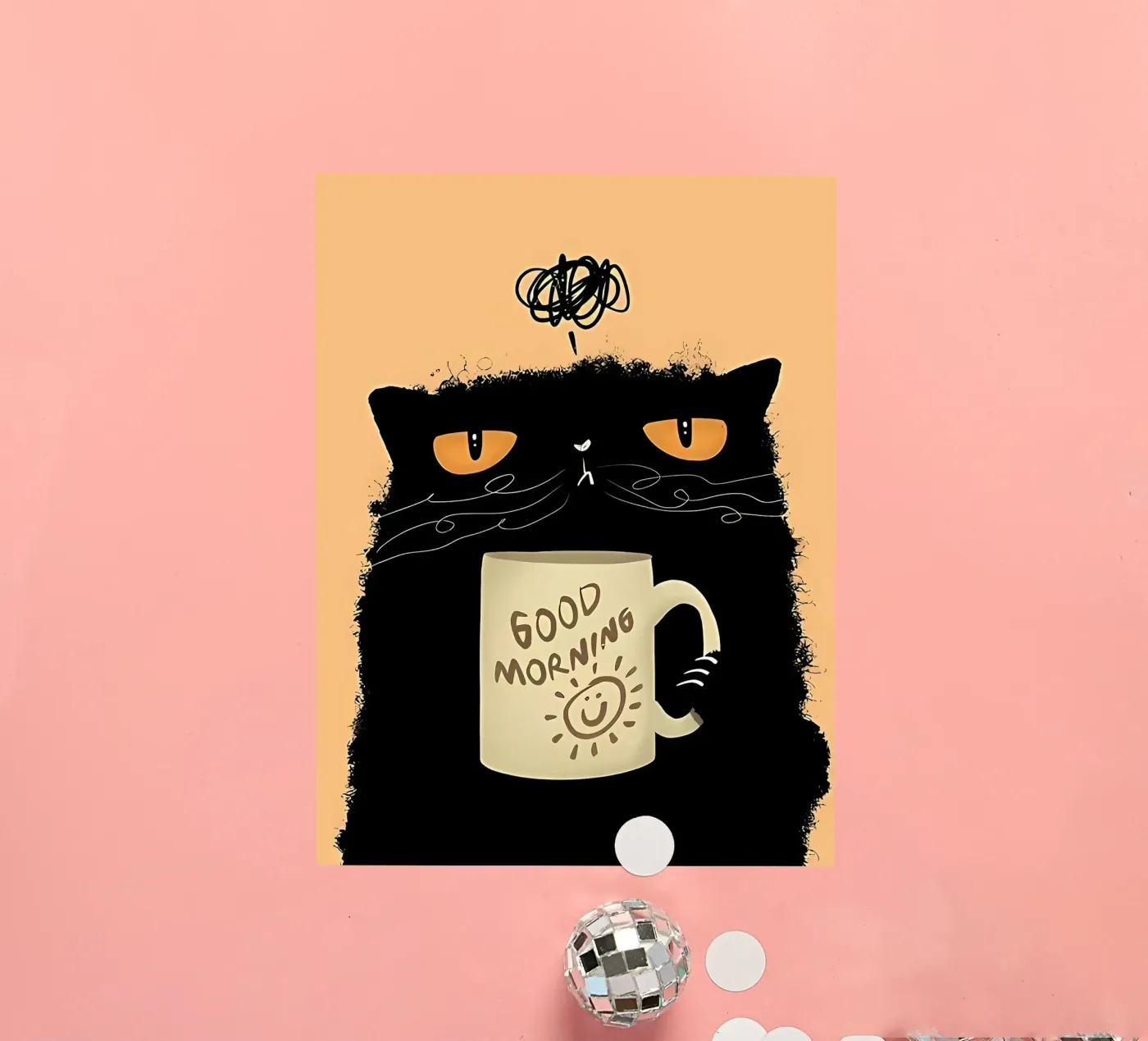Caffè Grumpy Cat adesivo da Arjun