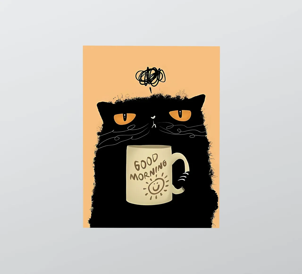 Grumpy Cat Coffee adesivo da Arjun