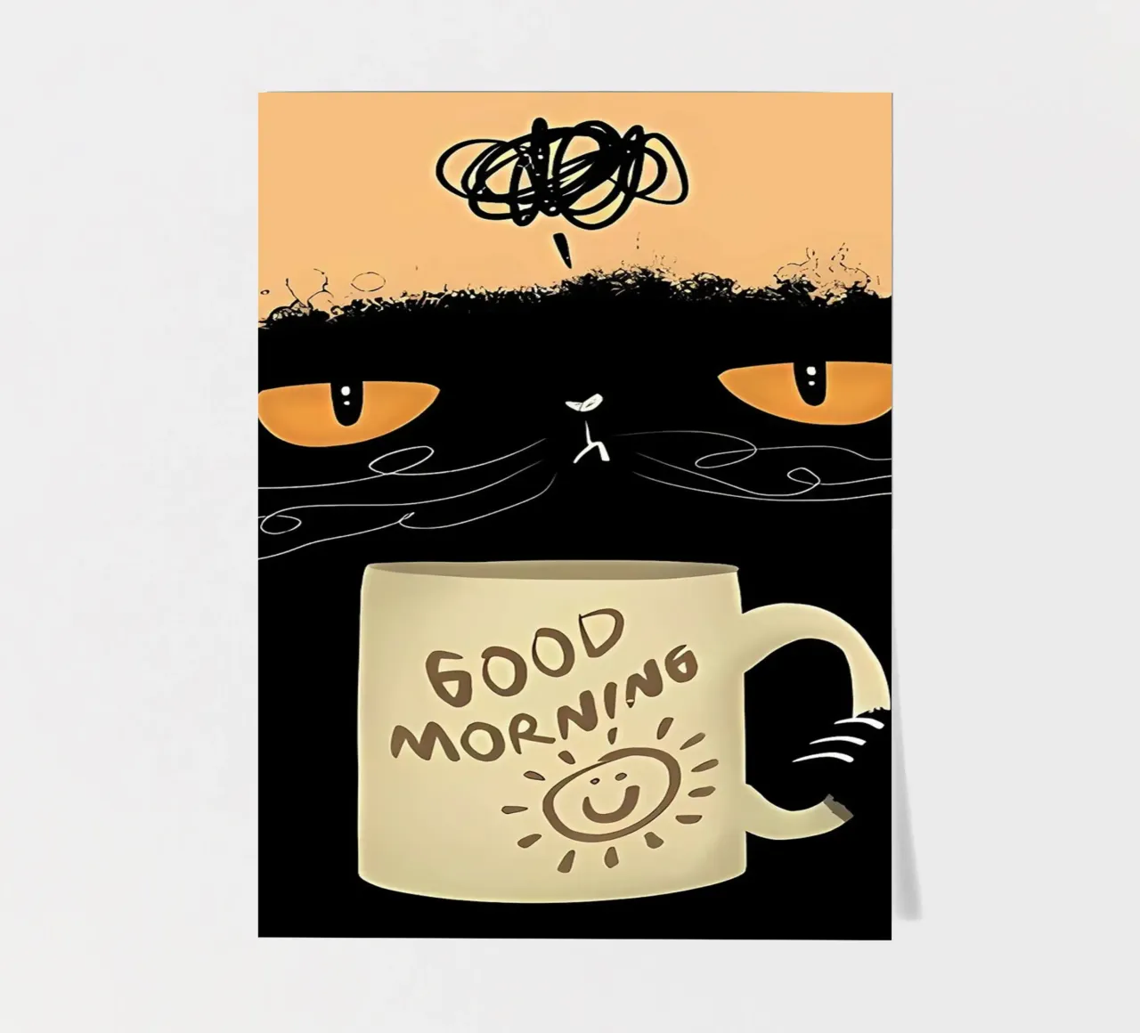 Grumpy Cat Coffee sticker sheet by Arjun