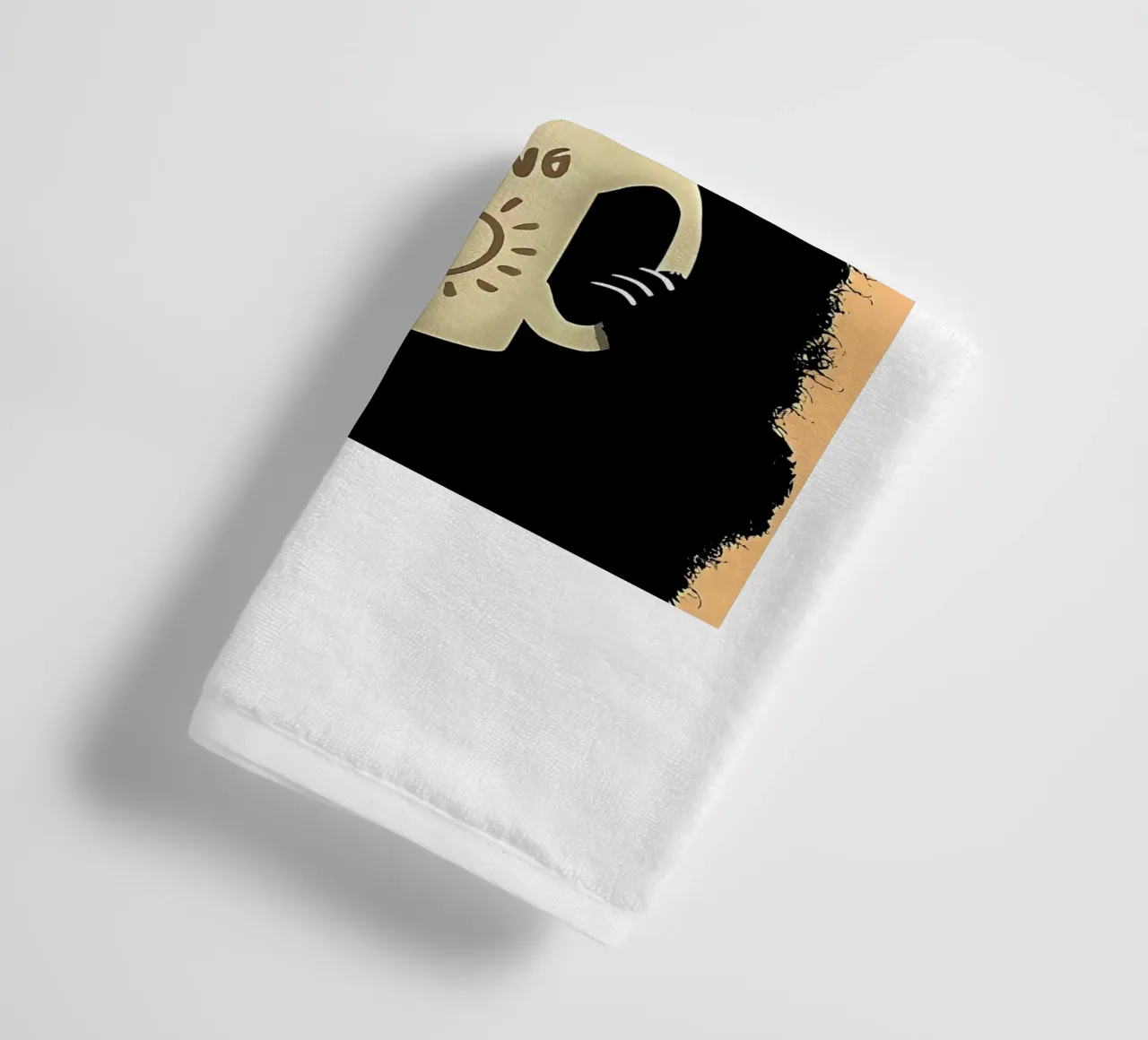 Caffè Grumpy Cat asciugamano da bagno da Arjun