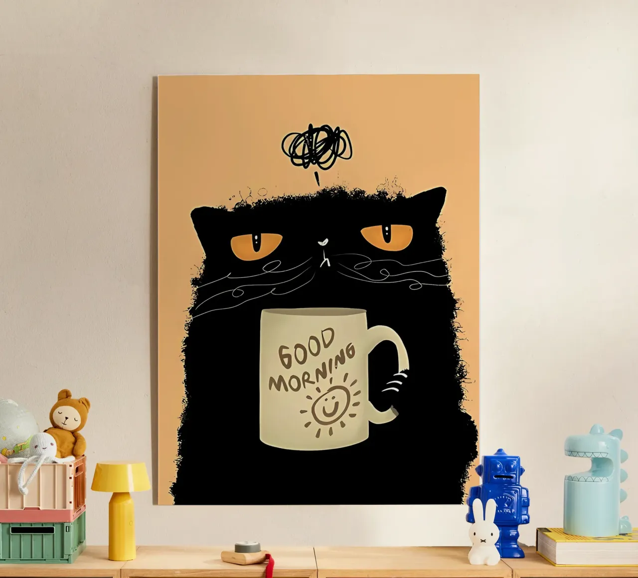 Caffè Grumpy Cat plexiglass da Arjun