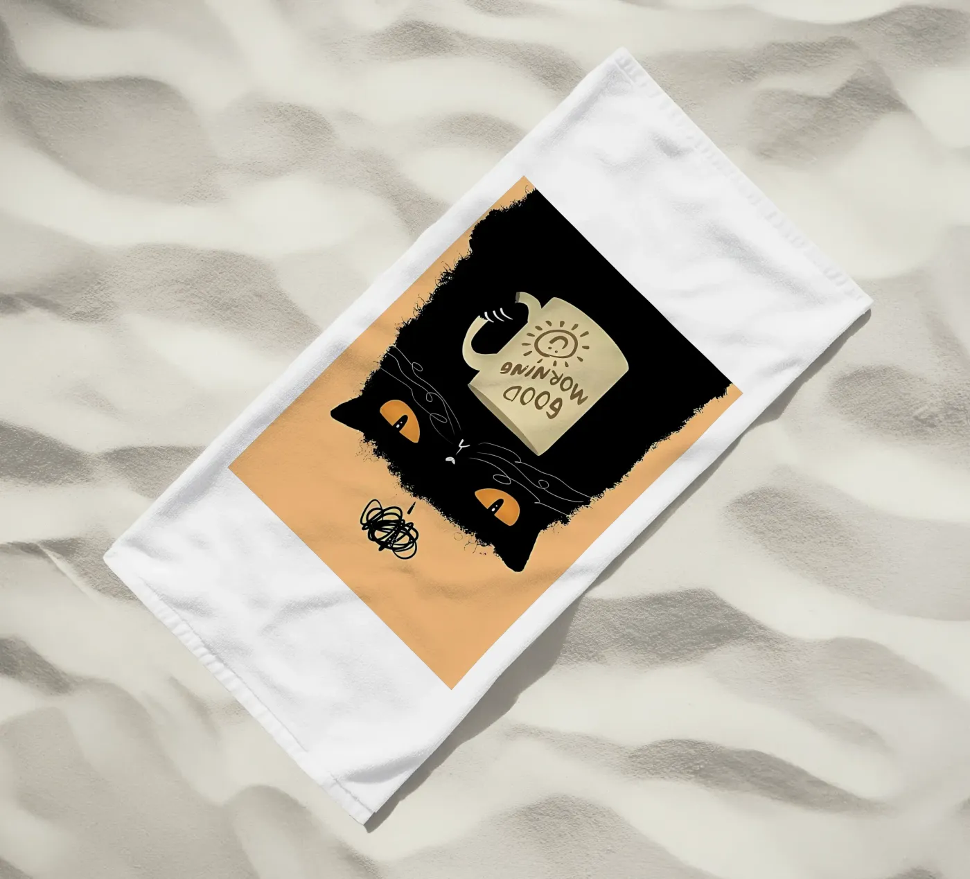 Caffè Grumpy Cat telo mare da Arjun