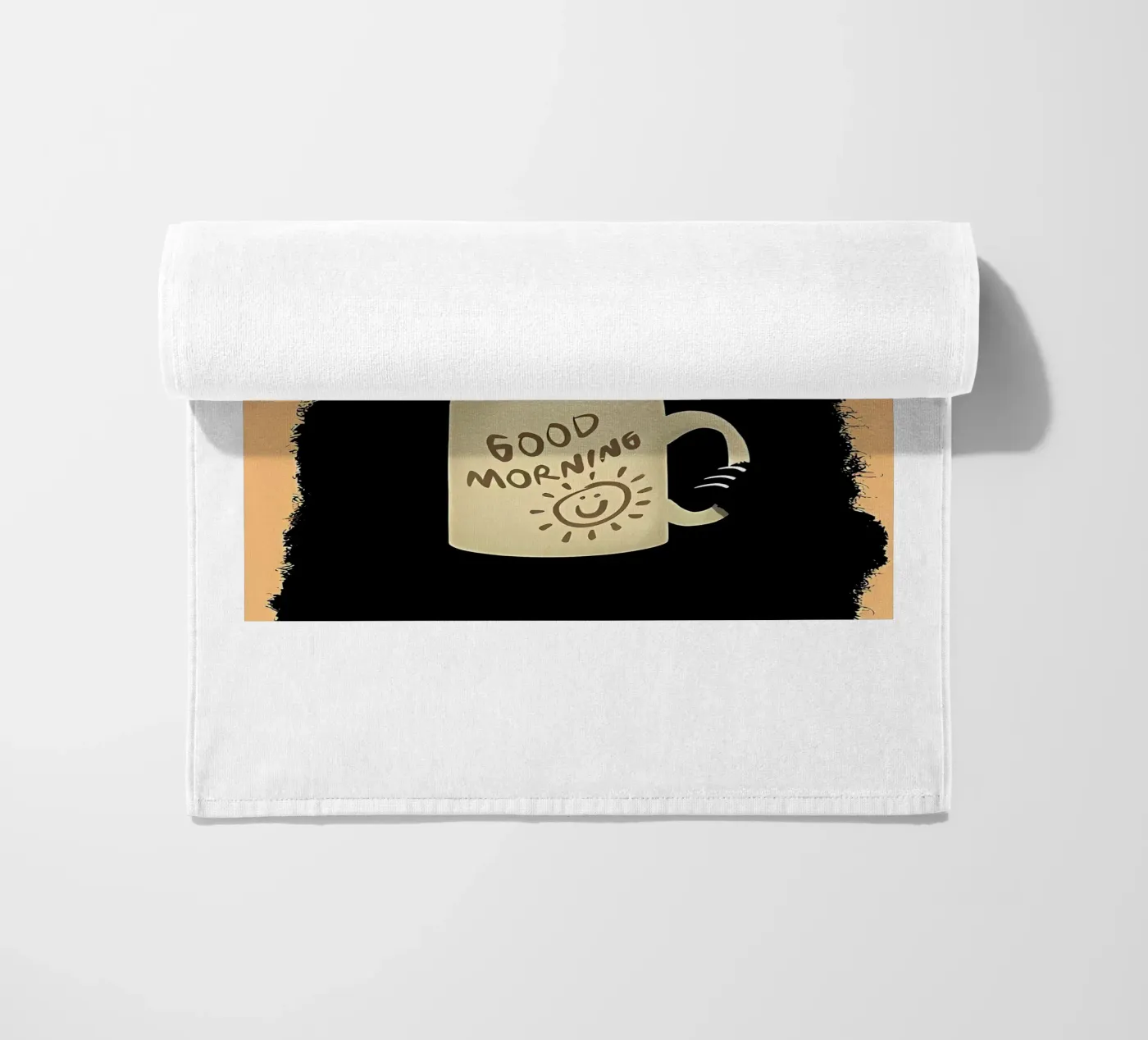 Grumpy Cat Koffie strandhanddoek van Arjun