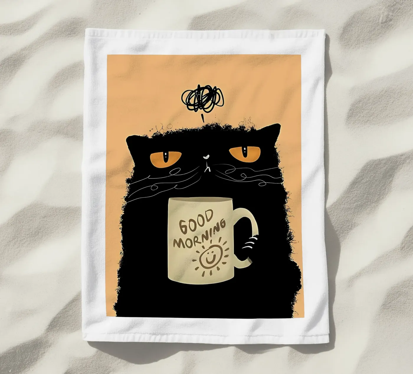 Caffè Grumpy Cat telo mare da Arjun