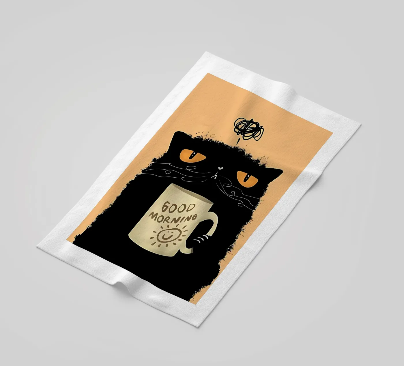 Caffè Grumpy Cat telo mare da Arjun