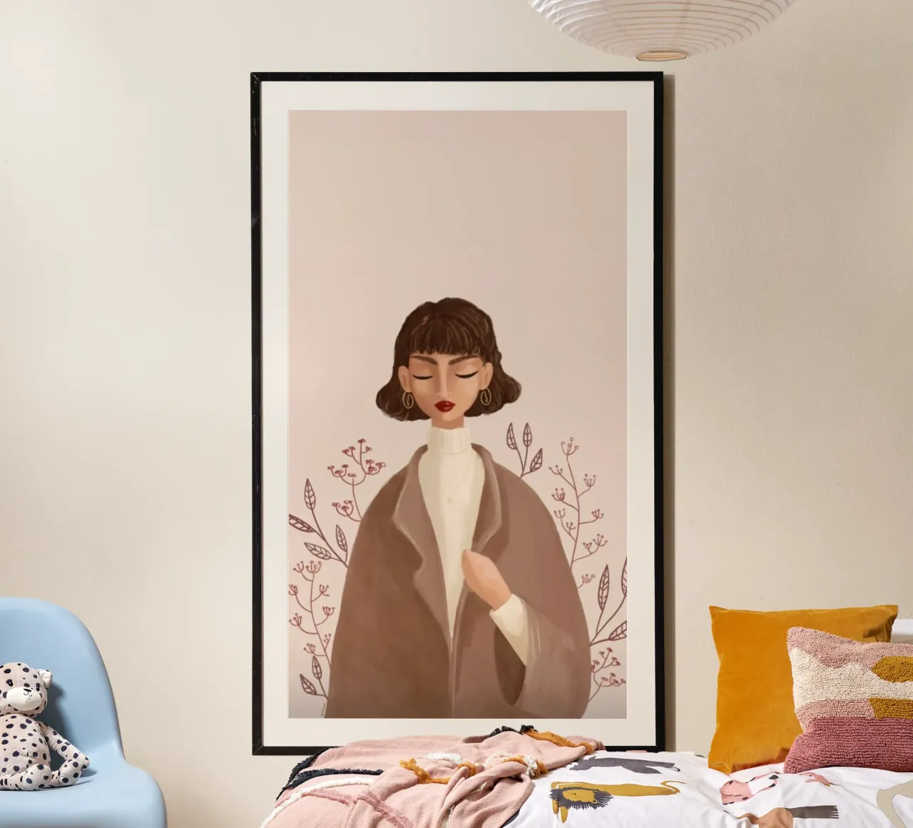girl with long brown cloak poster da jasnet