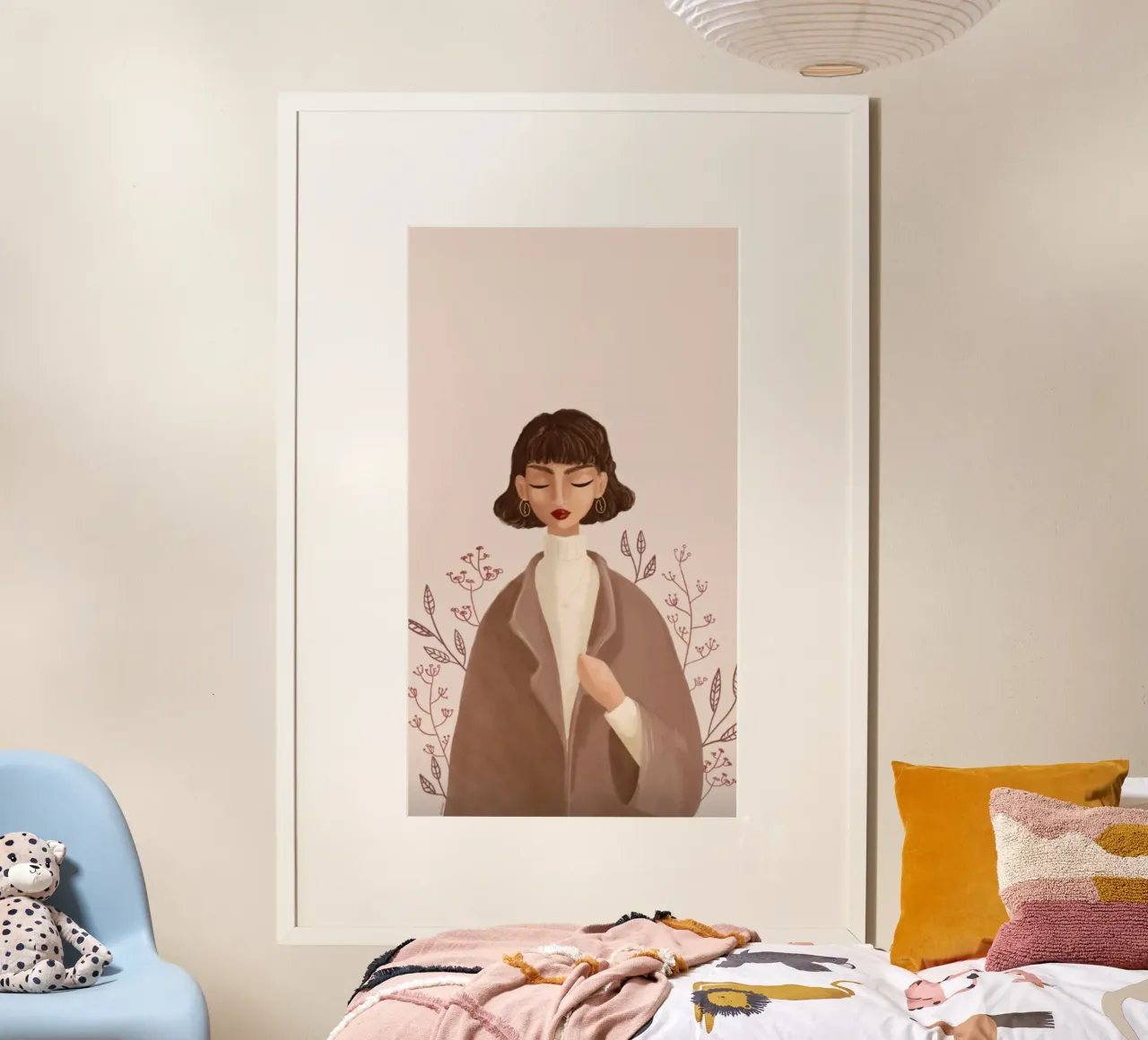 girl with long brown cloak poster da jasnet