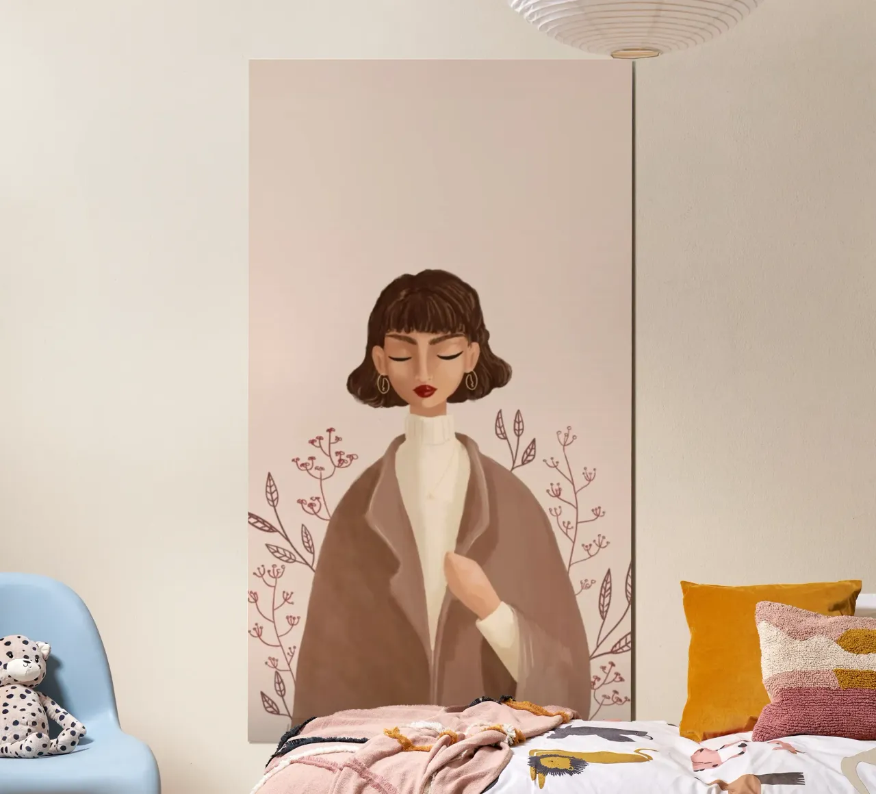 girl with long brown cloak poster da jasnet
