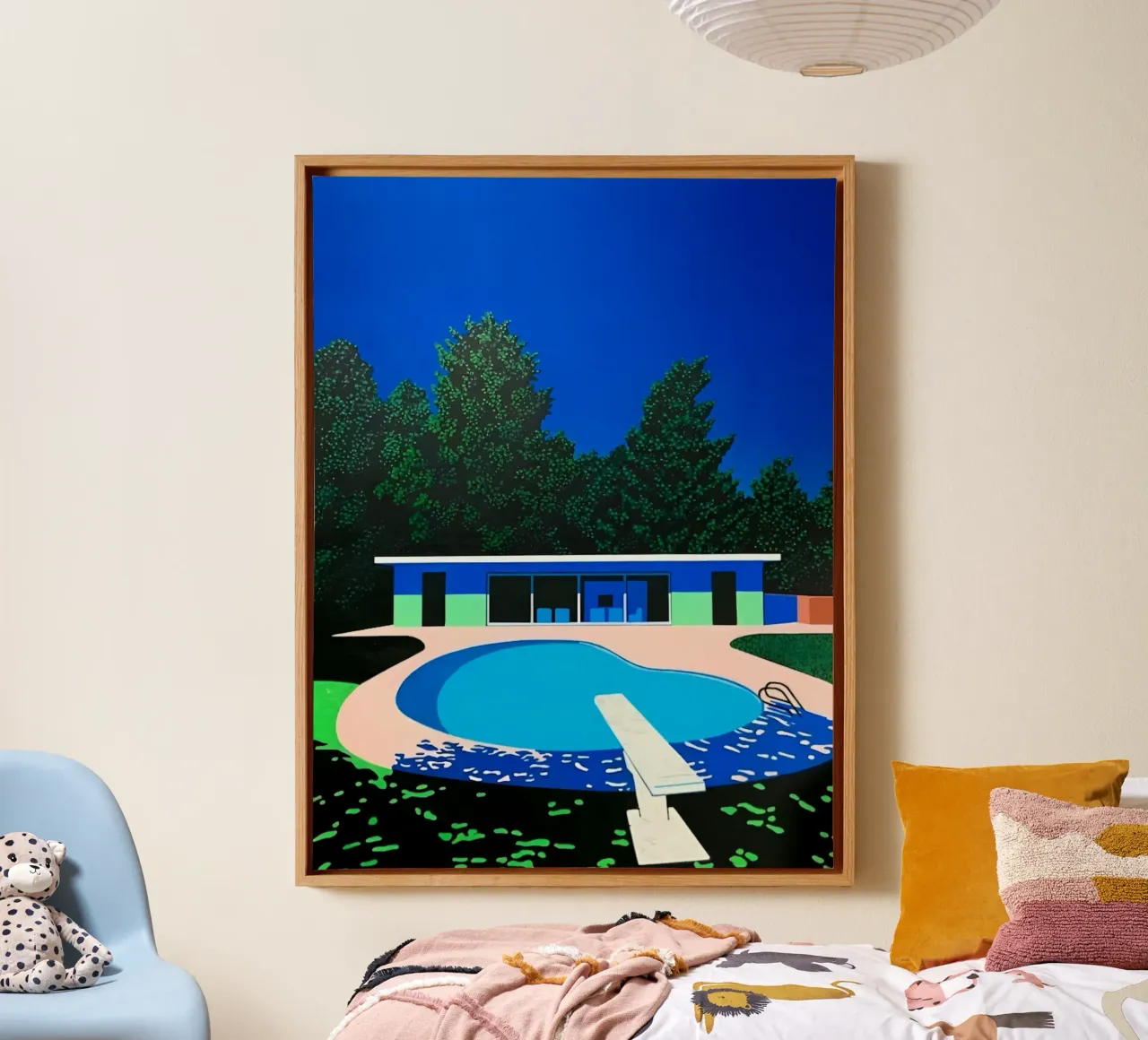 Zwembad canvas met Baklijst van Michael Mares