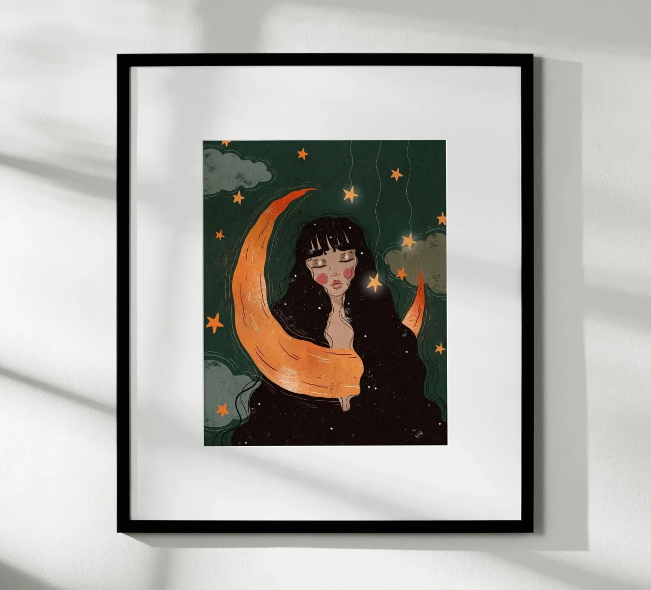 girl moon through poster da jasnet