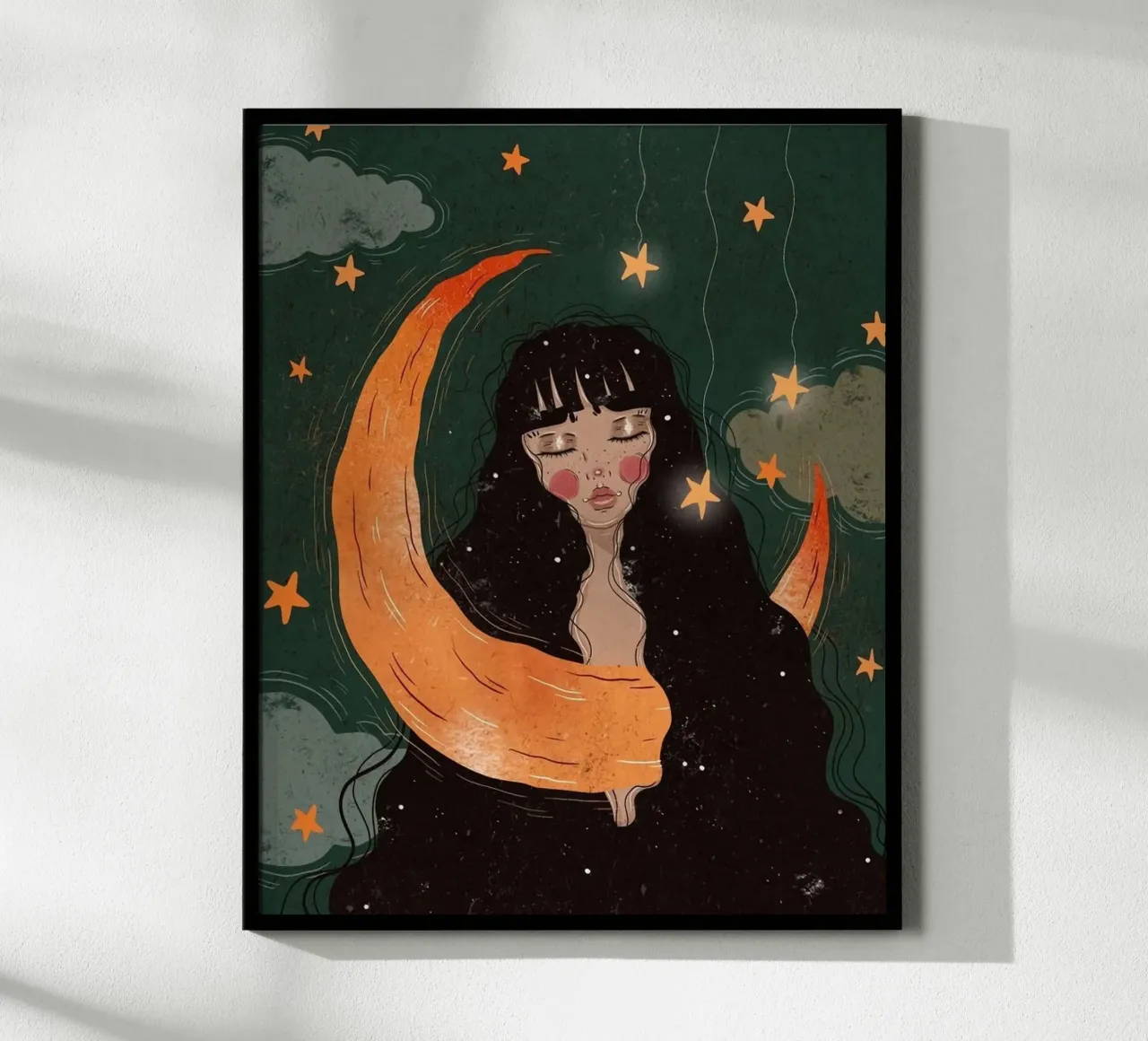 girl moon through poster da jasnet