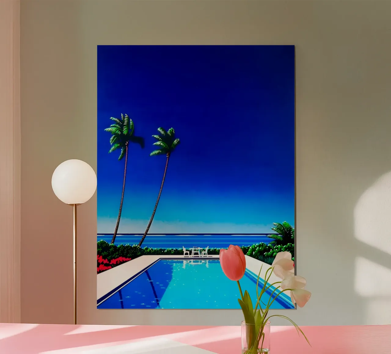 Piscina in spiaggia poster da Michael Mares