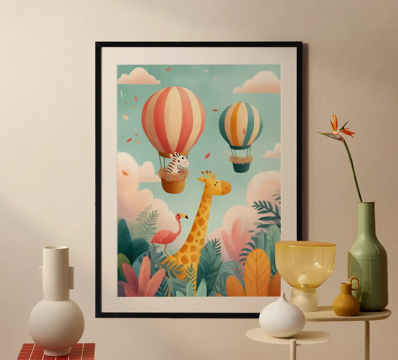 Safari Balloon Adventure poster da Kiara