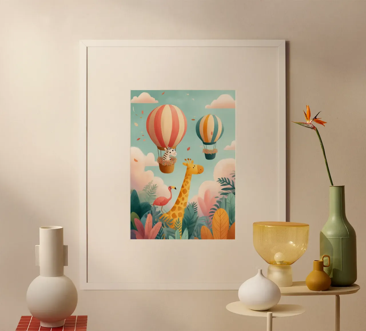 Safari Balloon Adventure poster da Kiara