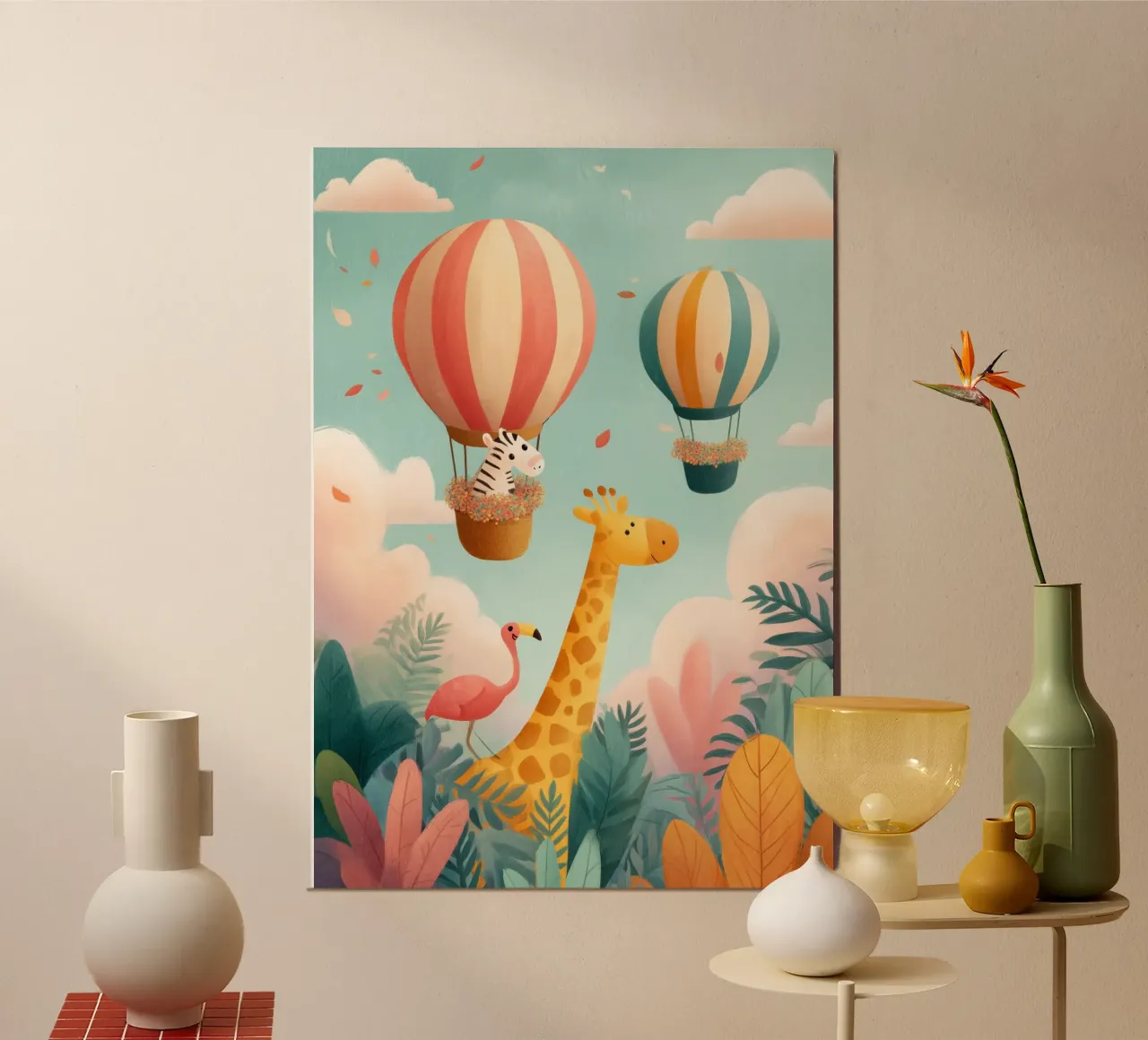 Safari Balloon Adventure poster da Kiara